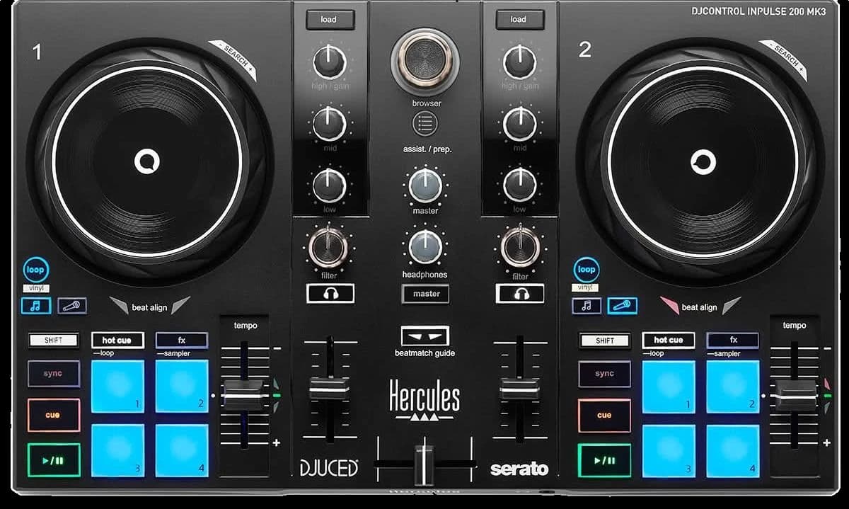 Hercules DJControl Inpulse 200 MK3