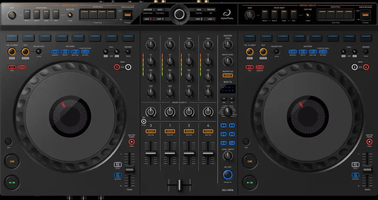 AlphaTheta DDJ-GRV6